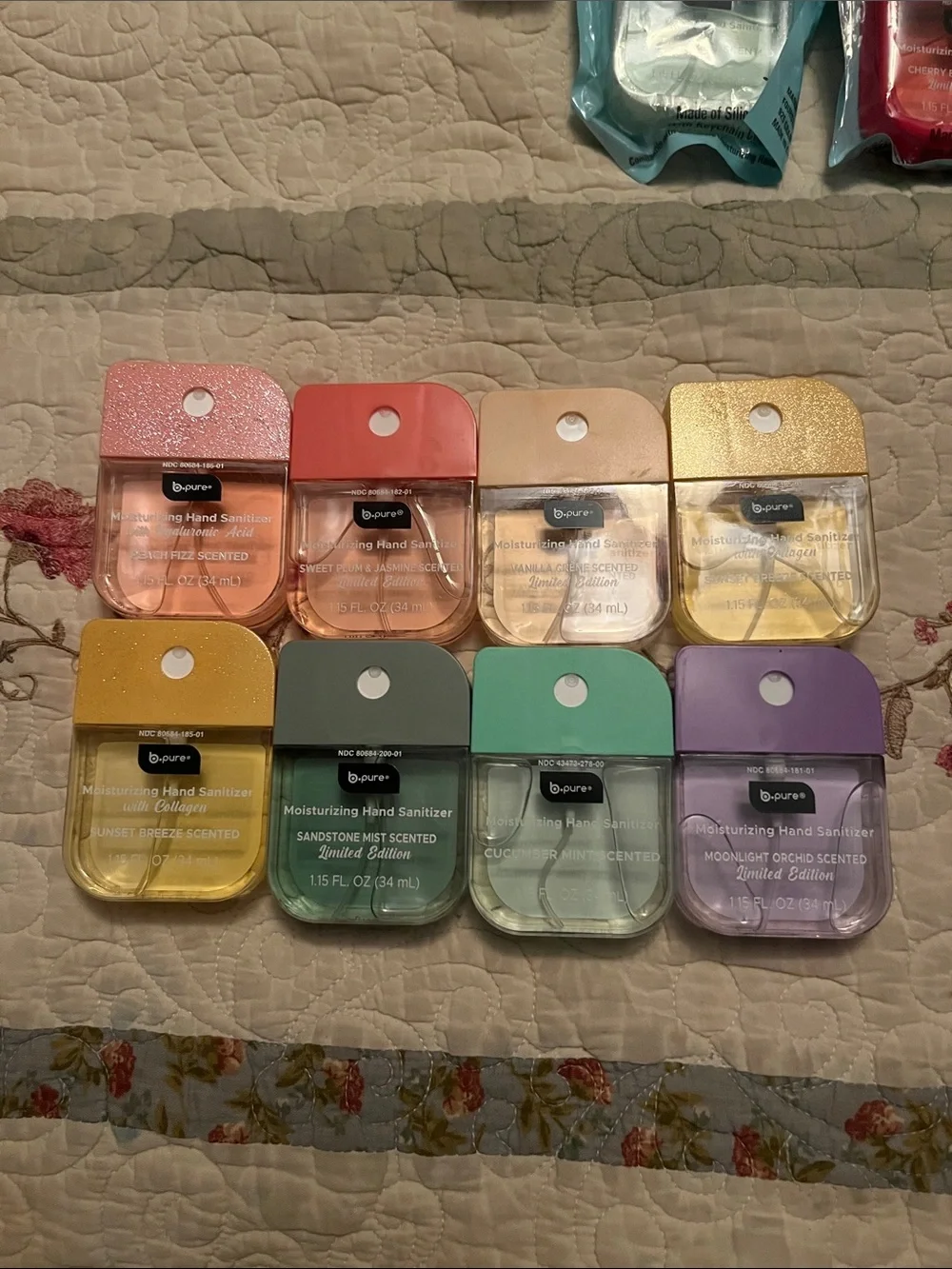 Moisturizing Hand Sanitizer - Assorted Pastel Colors (Pocket Size)